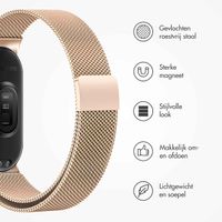 imoshion Milanees magnetisch bandje Xiaomi Smart Band 8 / 9 - Rosé Goud