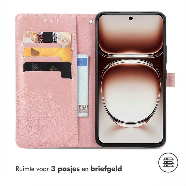 imoshion Mandala Bookcase Oppo A80 5G - Rosé Goud