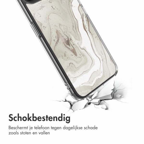 imoshion Design hoesje Apple iPhone 16e - Sandy Marble