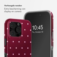 Selencia Vivid Backcover Apple iPhone 16 Pro - Happy Dots Burgundy