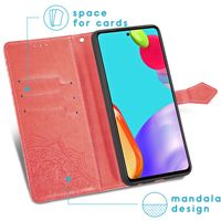 imoshion Mandala Bookcase Samsung Galaxy A72 - Rood