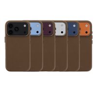 Accezz MagSafe Leather Backcover Apple iPhone 18 Pro Max / 17 Pro Max - Coffee Brown