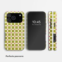 Selencia Vivid Backcover met MagSafe Apple iPhone 18 Pro / 17 Pro - Check This Olive