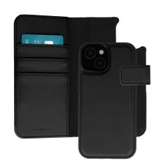 imoshion Uitneembare 2-in-1 Luxe Bookcase Apple iPhone 15 - Zwart