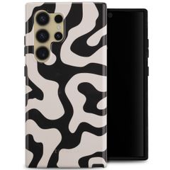 Selencia Vivid Backcover Samsung Galaxy S24 Ultra - Art Wave Black