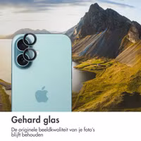 imoshion 2 Pack Camera lens protector Apple iPhone 16 / 16 Plus - Teal