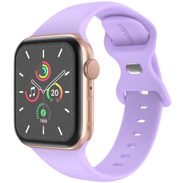 imoshion Siliconen⁺ bandje Apple Watch Series 1 t/m 10 / SE / Ultra (2) (44/45/46/49 mm) - Lilac - Maat M/L