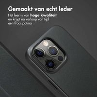 Accezz Leather Bookcase 2-in-1 met MagSafe Apple iPhone 14 Pro - Onyx Black