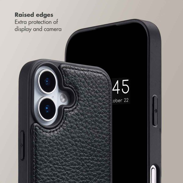 Selencia Nova Phone Case with Cord and Card Holder Apple iPhone 17 - Black