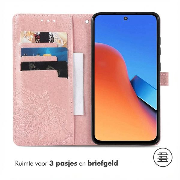 imoshion Mandala Bookcase Xiaomi Redmi 12 - Rosé Goud