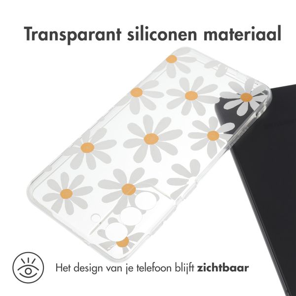 imoshion Design hoesje Samsung Galaxy S21 FE - Daisy Flower