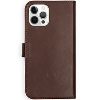 Selencia Echt Leren Bookcase Apple iPhone 12 Pro Max - Bruin