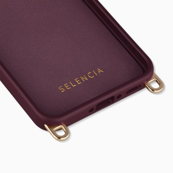 Selencia Rivièra MagSafe Backcover met afneembare haakjes Samsung Galaxy A37 (5G) - Bold Burgundy