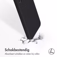 Accezz Liquid Silicone Backcover Samsung Galaxy S23 Plus - Zwart