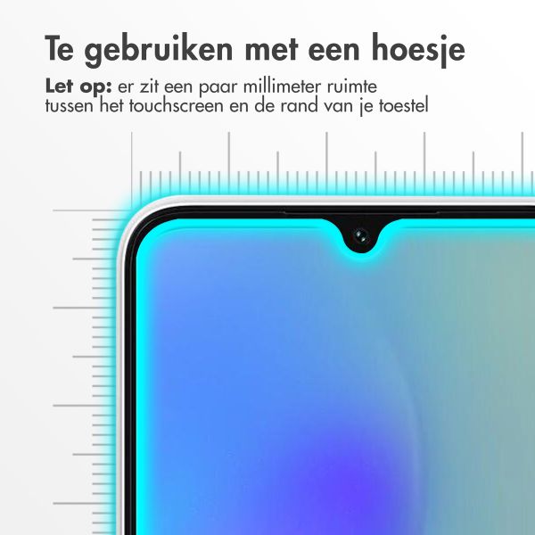 Accezz Gehard Glas Screenprotector Samsung Galaxy A05s - Transparant