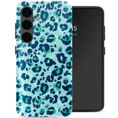 Selencia Vivid Tough Backcover Samsung Galaxy S24 - Wild Spots Light Blue