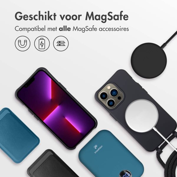 imoshion Color Backcover met afneembaar koord MagSafe Apple iPhone 13 Pro - Zwart