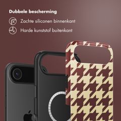 Selencia Vivid Backcover met MagSafe Apple iPhone Air - Pied-de-Poule