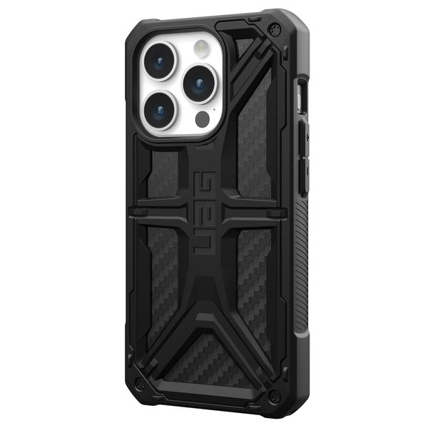 UAG Monarch Backcover iPhone 15 Pro - Carbon Fiber