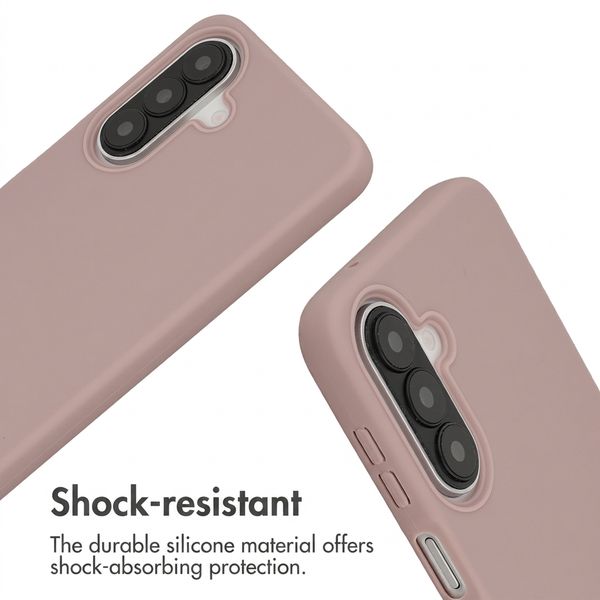 imoshion Silicone Case with Strap Samsung Galaxy A27 (5G) - Sand Pink