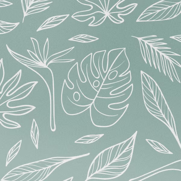 imoshion Design hoesje Apple iPhone 16 Pro - Leaves Line-Art