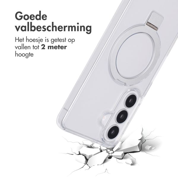 Accezz Ring Stand Backcover met MagSafe Samsung Galaxy S26 - Transparant