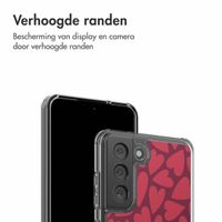 imoshion Design hoesje Samsung Galaxy S21 FE - Hearty Coral Dust