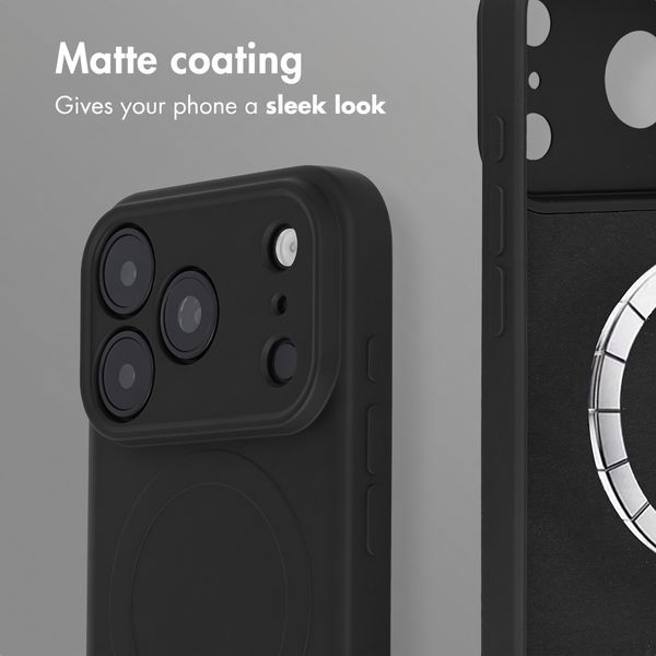 imoshion Colour Back Cover with MagSafe Apple iPhone 18 Pro / 17 Pro - Black