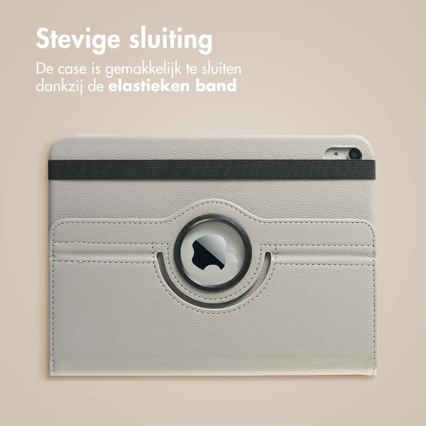 imoshion 360° draaibare Bookcase Apple iPad 11 (2025) 11 inch A16 / iPad 10 (2022) 10.9 inch - Grijs