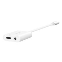 Belkin RockStar™ 3,5mm-audio- en USB-C-oplaadadapter - Wit