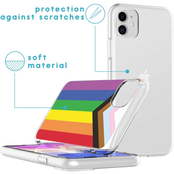 imoshion Design hoesje iPhone 11 - Rainbow flag