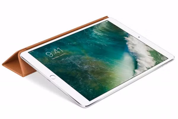 Apple Leather Smart Apple iPad 9 (2021) 10.2 / iPad 8 (2020) 10.2 / iPad 7 (2019) 10.2 / Air 3 (2019) / Pro 10.5 (2017) - Saddle Brown