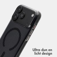 Accezz Lite Backcover met MagSafe | Fluted | Apple iPhone 18 Pro / 17 Pro - Zwart