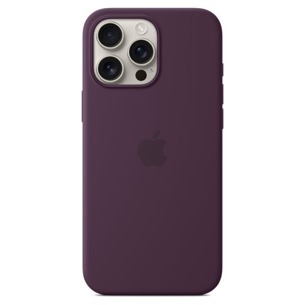 Apple Silicone Backcover MagSafe Apple iPhone 16 Pro Max - Plum
