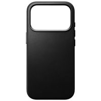 Nomad Traditional Leather Backcover met MagSafe Apple iPhone 18 Pro / 17 Pro - Black