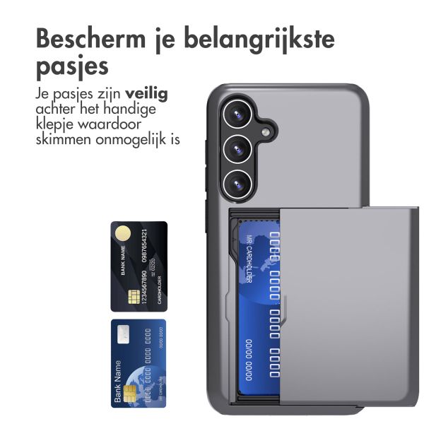 imoshion Backcover met pasjeshouder Samsung Galaxy S24 Plus - Grijs