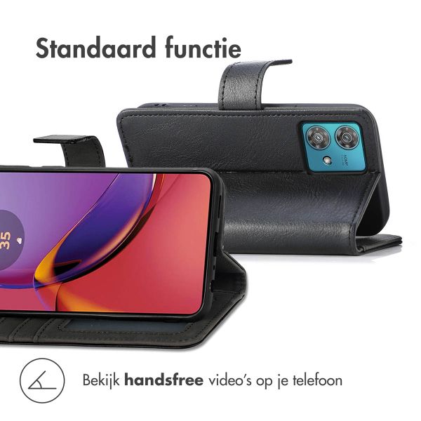 imoshion Luxe Bookcase Motorola Moto G84 - Zwart