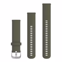 Garmin Siliconen bandje  - Garmin 20 mm aansluiting - Moss Green