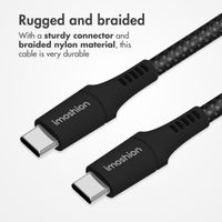 imoshion Magnetic Braided Cable - USB-C to USB-C - 1 Metre - Black