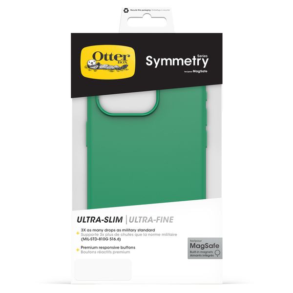 OtterBox Symmetry Backcover MagSafe iPhone 15 Pro - Green Juice