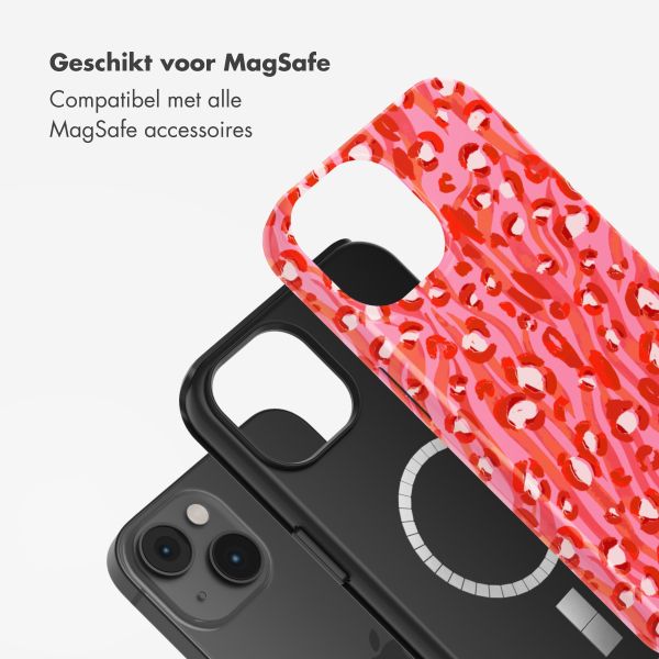 Selencia Vivid Tough Backcover met MagSafe iPhone 14 - Wild Spots Lipstick