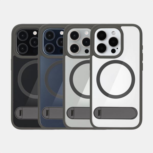 Accezz Hold Case with MagSafe Apple iPhone 15 Pro - Grey