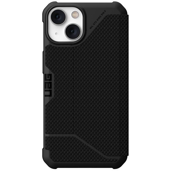 UAG Metropolis Bookcase iPhone 14 - Kevlar Black