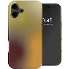 Selencia Vivid Backcover met MagSafe Apple iPhone 16 - Gradient Olive Dust