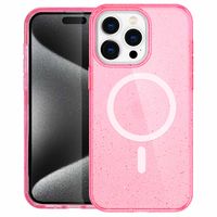 imoshion Sparkle Backcover met MagSafe iPhone 15 Pro Max - Glitter Roze