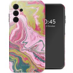 Selencia Vivid Backcover Samsung Galaxy A15 (5G) - Marble Pink