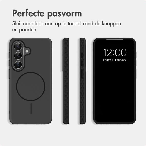 imoshion Color Backcover met Thin MagSafe Ring Samsung Galaxy S26 - Zwart