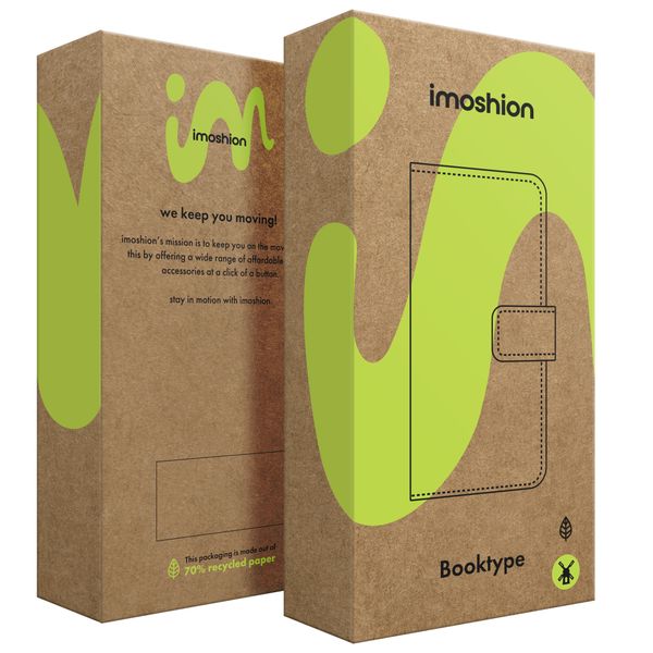 imoshion Design Softcase Bookcase Galaxy S21 Ultra - Golden Leopard