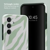Selencia Vivid Backcover Samsung Galaxy A35 - Colorful Zebra Sage Green