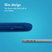 imoshion Laptop sleeve with storage pocket 13 inch - Cobalt Blue